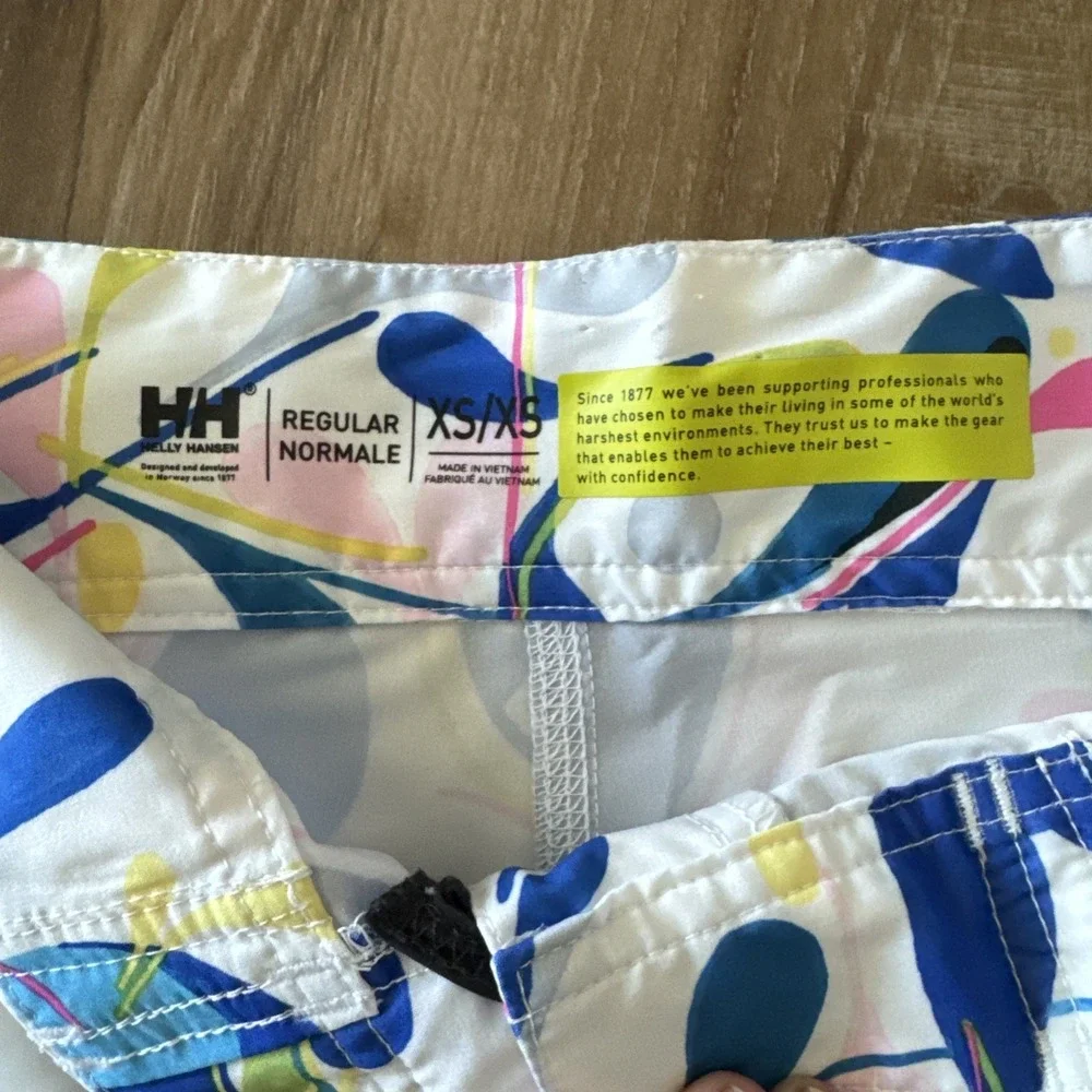 Helly Hansen Board Shorts Womens Xs Floral HP Sling Drawstring Swim NWT